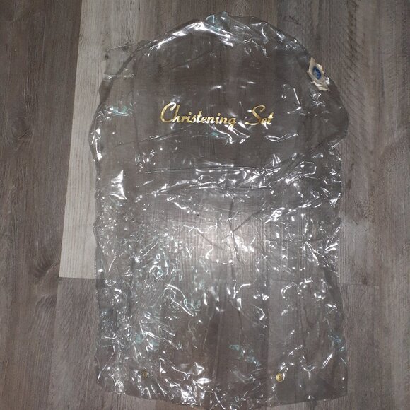 TODDLER'S SATIN IVORY CHRISTENING OUTFIT - 4T - Picture 14 of 16